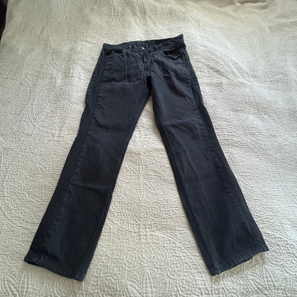 Levi's Mens Black Jeans 511, with tuxedo strip, 34x30